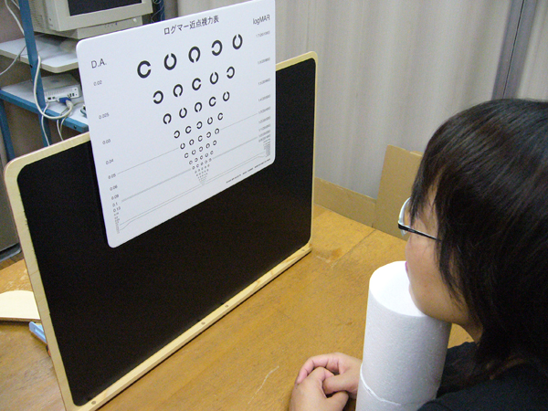 }8.1@logMAR͌\p͕]̗lq
kAX`[̊{Ɋ{ڂAlogMAR͕\A̎ۂēǂłlqʂʐ^